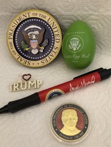 5 Trump = White House 2018 Easter Green Egg + Magnet + Coin + Pin Pen Republican - £35.61 GBP