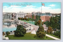 Ufficio Postale Empress Hotel Belmont Bldg Victoria BC Canada Unp DB Cartolina - £5.60 GBP