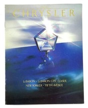 1986 Chrysler LeBaron GTS Dealer Showroom Sales Brochure Guide Catalog - $9.45