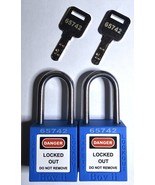 Bovii OSHA Compliant Safety Padlocks With 2 Keys - £13.93 GBP