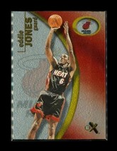 Vintage 2000-01 Fleer Ex Glitter Basketball Card #43 Eddie Jones Miami Heat - £7.75 GBP