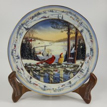 Evening In Pinegrove Cardinals 1993 Bradford Exchange Collector Plate UL... - £6.25 GBP