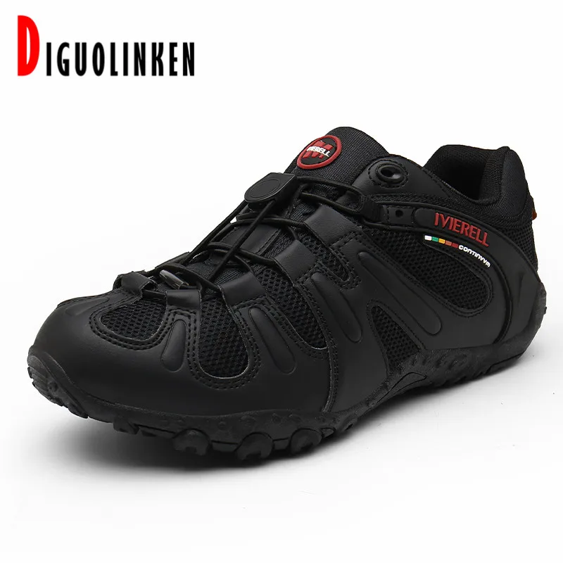 Best Sneakers 2024 New Leather  Men Outdoor Hi Shoes   Boots Trek Shoes Non-slip - £56.73 GBP