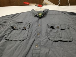 Cabelas Outdoor Gear Hiking Fishing Mens XL Reg Short Sleeves Vented Shirt - $14.80