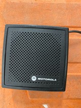 Motorola HSN4031B Wired External Speaker Radio two way two-way Black OEM GENUINE - £25.09 GBP