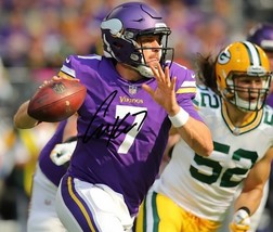 CASE KEENUM SIGNED PHOTO 8X10 RP AUTO AUTOGRAPHED MINNESOTA VIKINGS  - £15.73 GBP