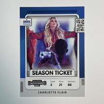 Charlotte Flair 2022 Panini Chronicles Wwe Contenders Season Ticket #106 - £1.01 GBP