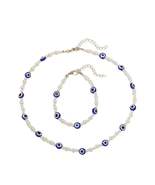 EVIL EYE NECKLACE AND BRACELET DUO - $8.49+