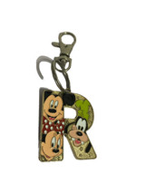 Walt Disney World Mickey &amp; Minnie &#39;Goofy&#39; R Shape Keyring vtd - £6.27 GBP