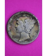 Toned 1917 P Mercury Dime 90% Silver Guaranteed Authentic &amp; Genuine Coin... - $22.39 CAD