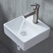 The Friho 11X11X4 Inch Small Sinks For Tiny Bathrooms Are A Countertop Sink, - £67.35 GBP