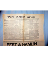 Copy of 1st Port Arthur News Newspaper-March 18, 1897-Volume 1, Number 1 - €8,52 EUR