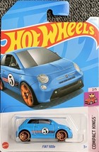 Hot Wheels Fiat 500e BLUE - $2.96