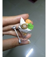 Dollhouse miniature Re-ment San X Rilakkuma bear ice cream. Rare item - £7.90 GBP