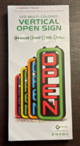 NEW Green Light Spectrum GLI-1053 LED Multi-Colored Vertical Open Sign 8... - $100.93