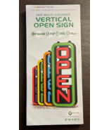 NEW Green Light Spectrum GLI-1053 LED Multi-Colored Vertical Open Sign 8... - £75.44 GBP