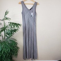 NWT Adrienne Vittadini | Gray Space Dye Maxi Dress, womens size medium - £22.66 GBP