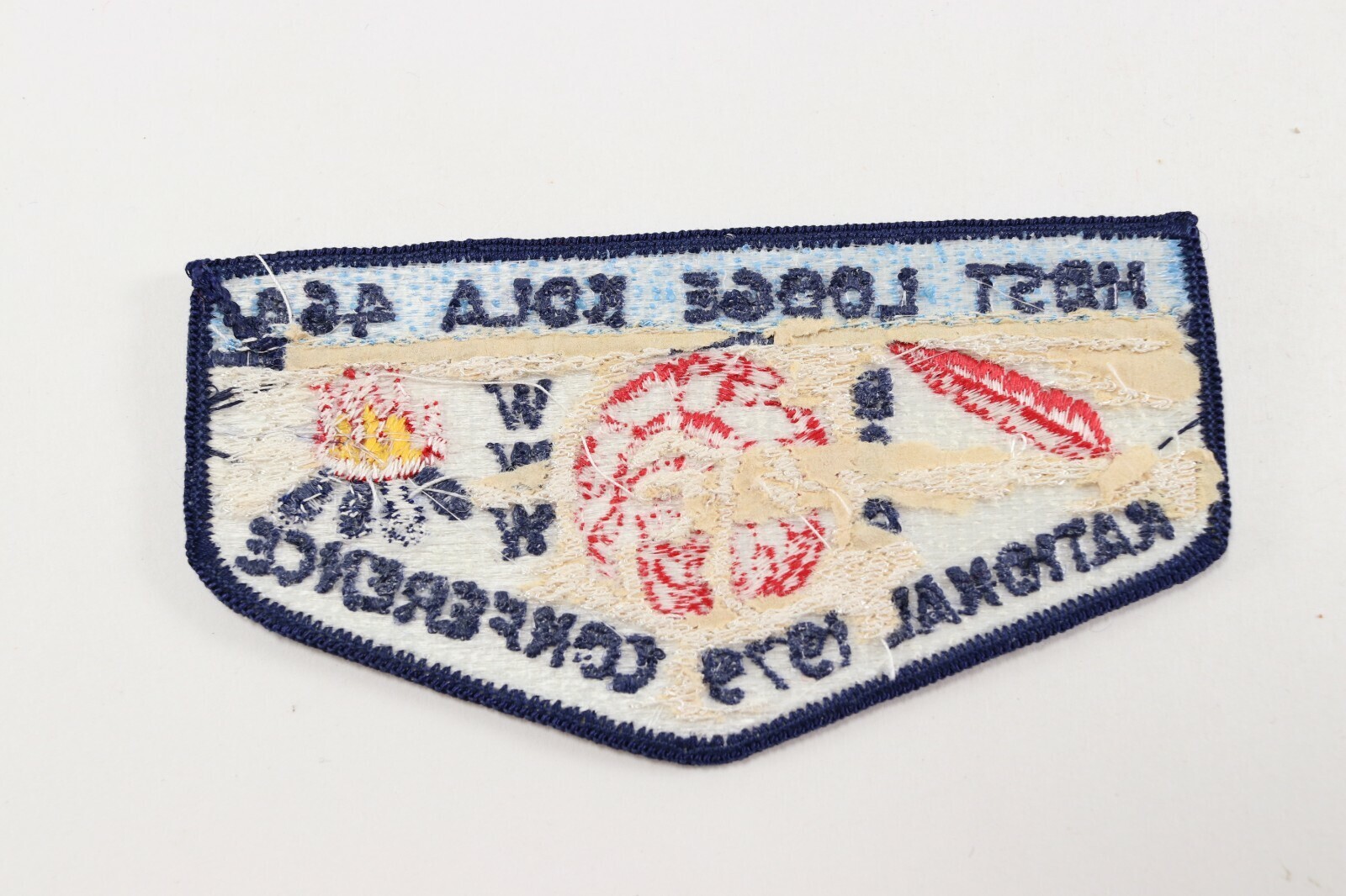 Vtg Kola 464 NOAC Conference OA Order Arrow WWW Boy Scouts of America Flap Patch Item image 3