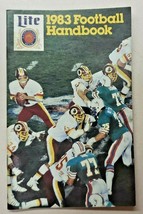 Vintage 1983 Football Handbook Miller Lite Schedule Miami and Washington PB58 - £8.03 GBP