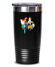 20 oz Tumbler Stainless Steel Insulated Coffee Funny Parrot Flock Bird  - £15.76 GBP