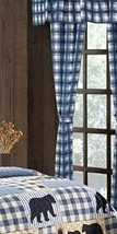 Blue Plaid Curtains Set! Half-off Msrp! Sale Benifits Samaritan&#39;s Purse - $37.12