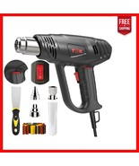 Ergonomic 1800W Hot Air Gun with Overload Protection &amp; Versatile Accesso... - $660.61 MXN