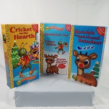 Christmas VHS Tape Set Rudolph the Red Nosed Reindeer &amp; Cricket on the H... - £7.78 GBP