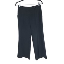 Emporio Armani Womens Antinea Dress Pants Wide Leg Black 6 - £19.18 GBP