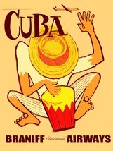 Decorative Poster.Interior wall art design.Decor Art.Cuba Travel Bongo.4251 - $17.82+