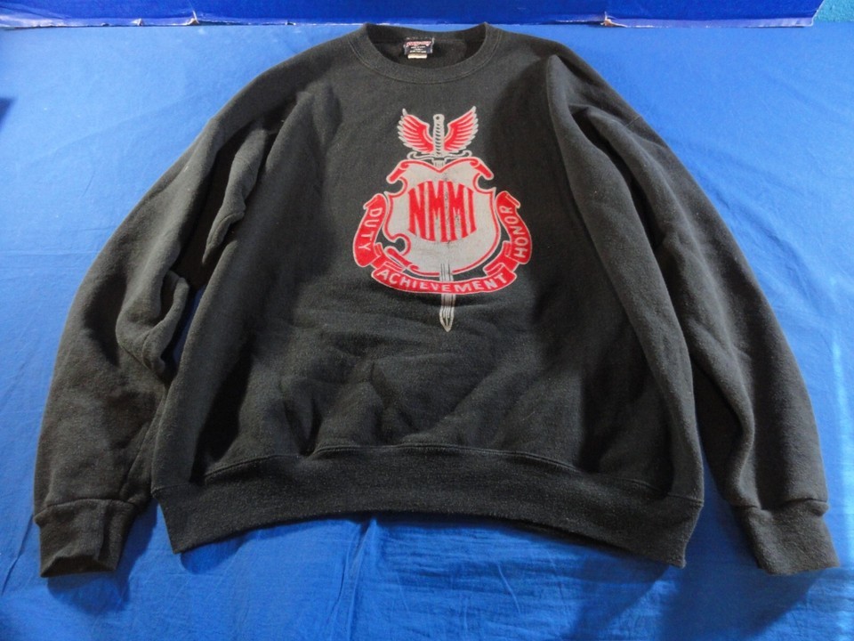 NMMI NEW MEXICO MILITARY INSTITUTE PULLOVER JANSPORT BLACK SWEAT SHIRT  2XL - $32.89