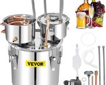VEVOR Alcohol Still, 13.2Gal / 50L Stainless Steel Water Alcohol Distill... - $187.99