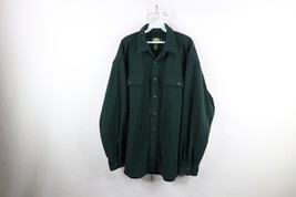 Vintage 90s Cabelas Mens XL Faded Thick Fleece Collared Button Shirt Jac... - $59.35