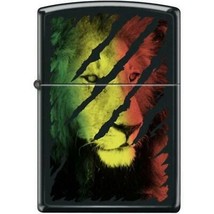 Zippo Lighter - Lion Head Black Matte - 854423 - $581.75 MXN