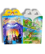 Vintage McDonald&#39;s Happy Meal Box Unused Disneyland Aladdin&#39;s Oasis 90s S1 - £11.95 GBP