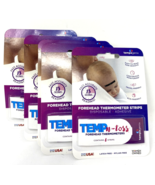 Tempo-Toss Forehead Thermometer Strips 6 Strips Lot of 5 NEW - £22.72 GBP