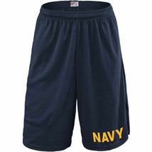 Soffe Unisex Mini Mesh Shorts with USN Navy SMALL NEW W TAG - £26.72 GBP