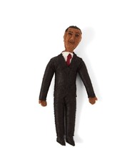 Barack Obama Ornament Wool Felt Hand Made Silk Road Bazaar - £20.76 GBP