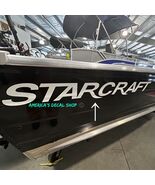 Starcraft Boat Yacht Decals 2PC Set Italic Vinyl Quality New OEM Vintage... - $36.38