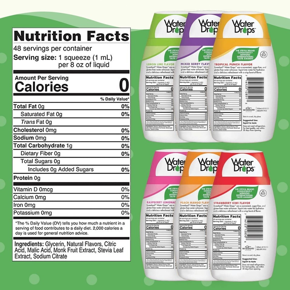 Flavorful Travel-Size Stevia Water Drops - Sugar-Free Delight in Every Drop Item image 4