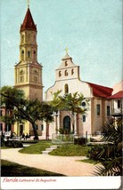 St Augustine FL Postcard Florida Vintage Oldest Catholic Cathedral nostalgic a3 - £17.76 GBP