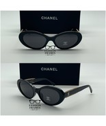 NEW CHANEL 5515 Women’s Black Oval Sunglasses – 100% Authentic Acetate F... - $5,795.51 MXN