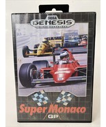 Sega Genesis Cart Case No Manual Tested Super Monaco GP Ships Fast - $12.59