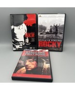 Sylvester Stallone mini DVD lot Preowned First Blood, Rocky, Lock Up - £4.71 GBP