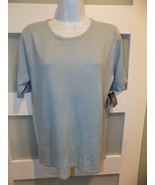 Sag Harbor Steel Blue Table Sweater Size M Women&#39;s NEW - €22,83 EUR