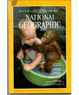 National Geographic June 1980 Orangutans Canadian Rockies Vol. 157 No. 6 - £15.50 GBP
