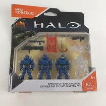 Mega Construx Halo Spartan CTF Base Crashers Action Figure Set Recon Rog... - $27.67