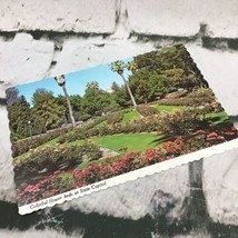 Vintage Postcard Colorful Flower Beds At State Capital  - £4.67 GBP