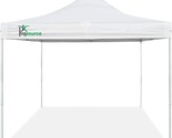 Easy Pop Up Tent Instant Canopy By Prosource - 10 X 10&#39;, White - £109.78 GBP