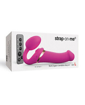 Strap On Me Multi Orgasm Bendable Strapless Strap On Large Fuchsia - £127.04 GBP