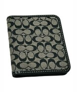 Coach ID Wallet Brown Canvas C Logo - $39.90
